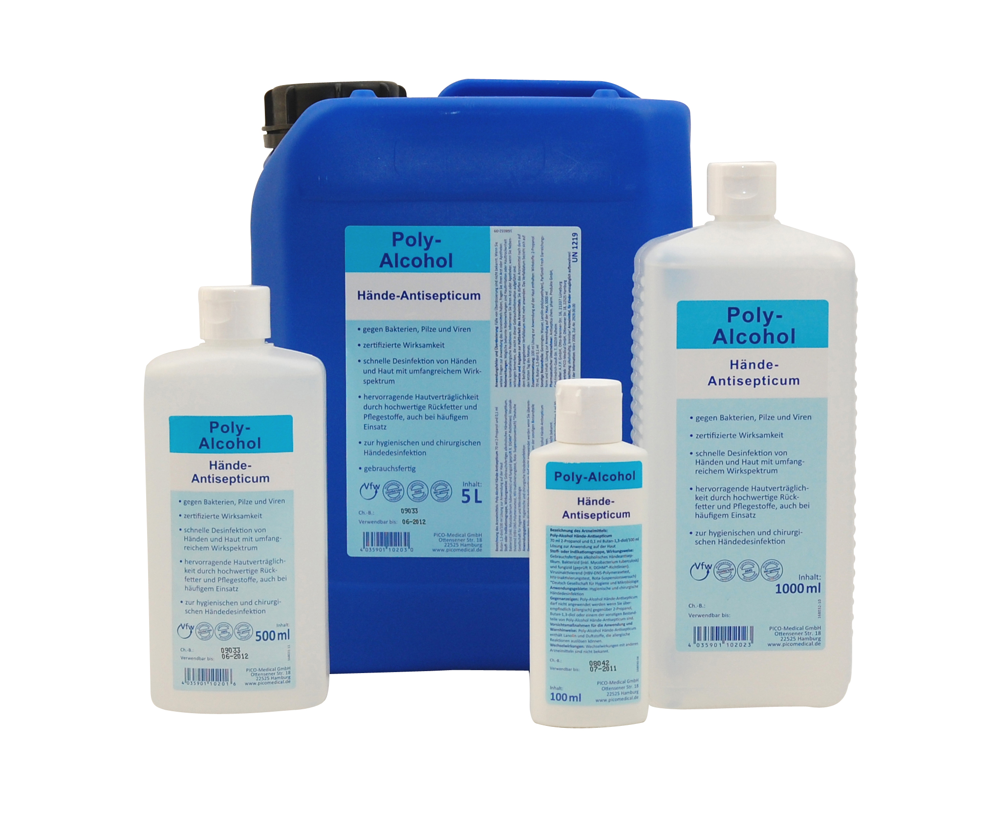 Hygieneversand24 PolyAlcoholHände Antiseptikum (Antiseptica)